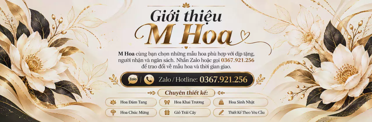 Ảnh bìa Shop hoa tươi Phường Gò Vấp Hồ Chí Minh - Từ lời nhắn đến món hoa vừa ý